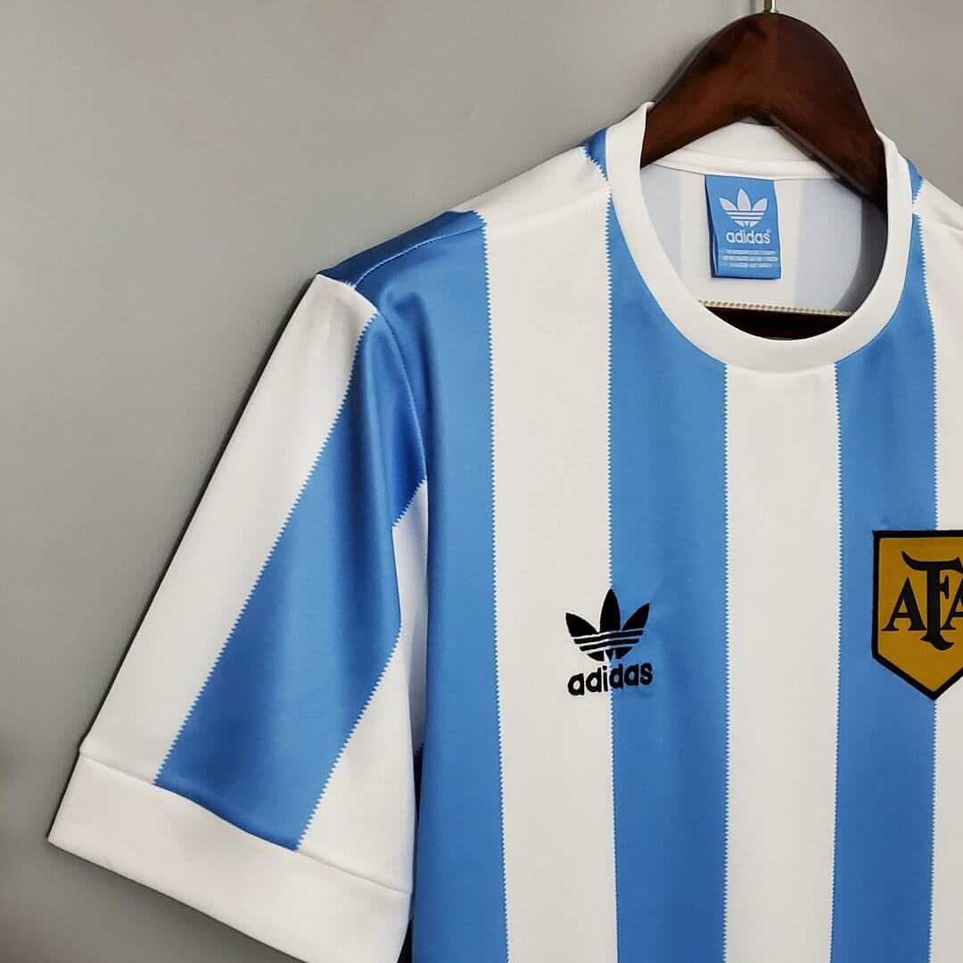 1978 Retro Argentina National Team Home Shirt