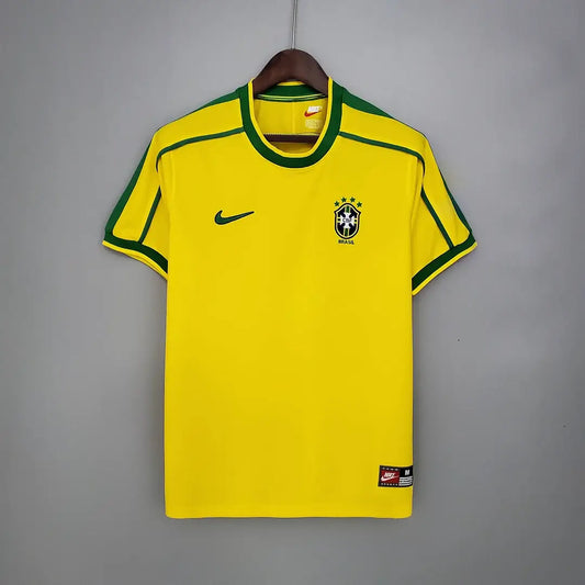 1998 Retro Brazil Football Home Jersey