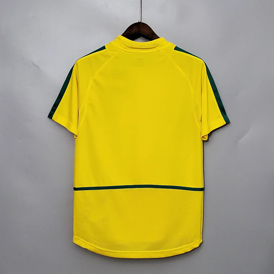 2002 Retro Brazil Football Home Shirt