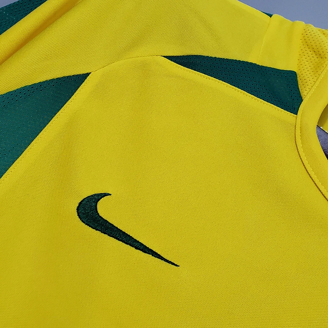 2002 Retro Brazil Football Home Shirt