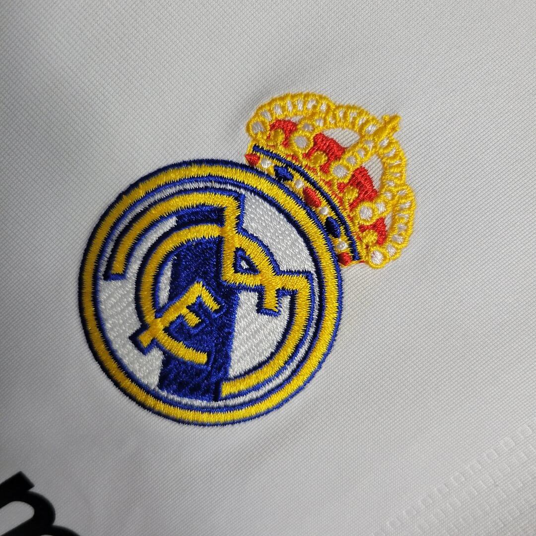 2009/2010 Retro Long Sleeve Real Madrid Home Soccer Jersey 1:1 Thai Quality