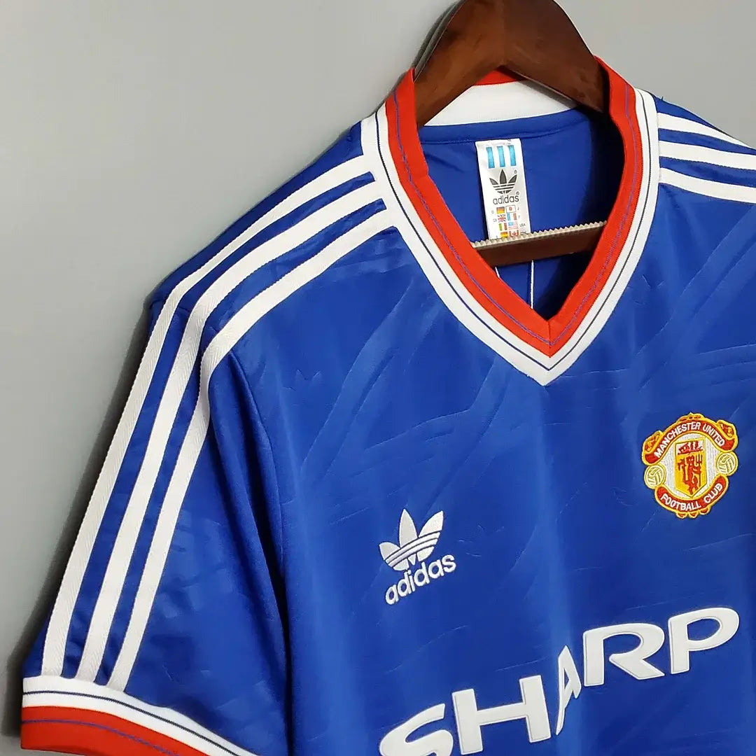 1986/1988 Vintage Manchester United Third Away Football Shirt 1:1 Thai Quality