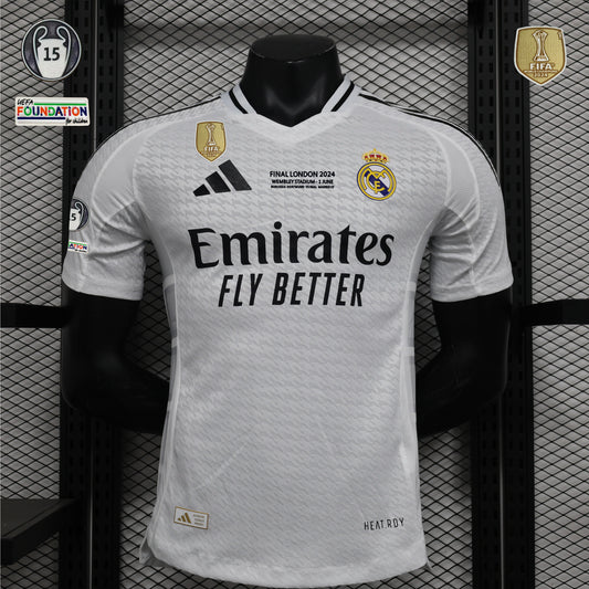 2024/2025 Spielerversion Real Madrid Heim-Fußballtrikot 1:1 Thai-Qualität