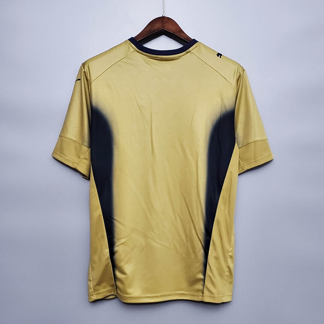 2006 Vintage Italian Goalkeeper Gold Football Shirt