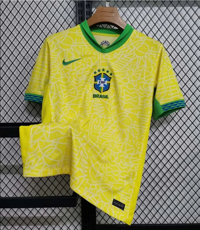 2024 Brazil Home Football Jersey 1:1 Thai Quality