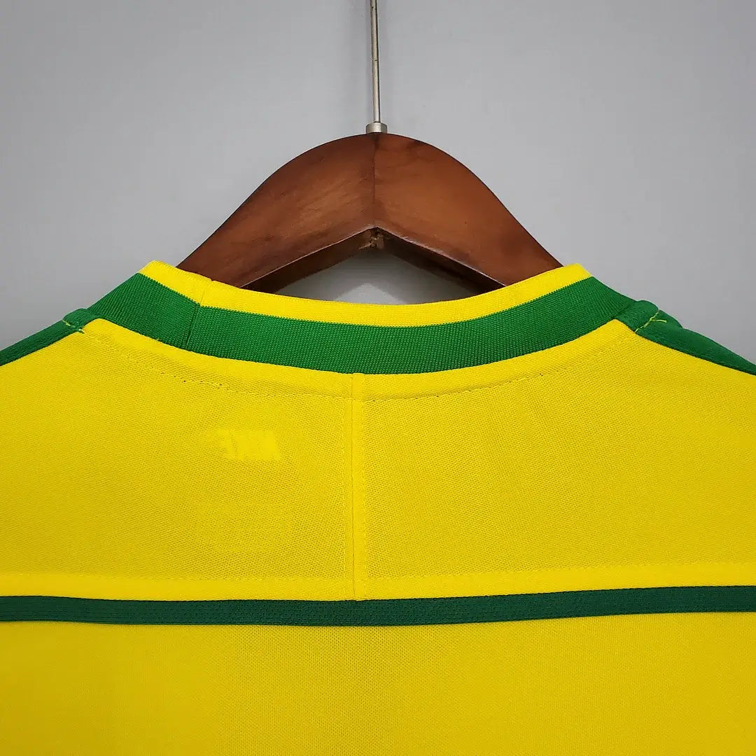 1998 Retro Brazil Football Home Jersey