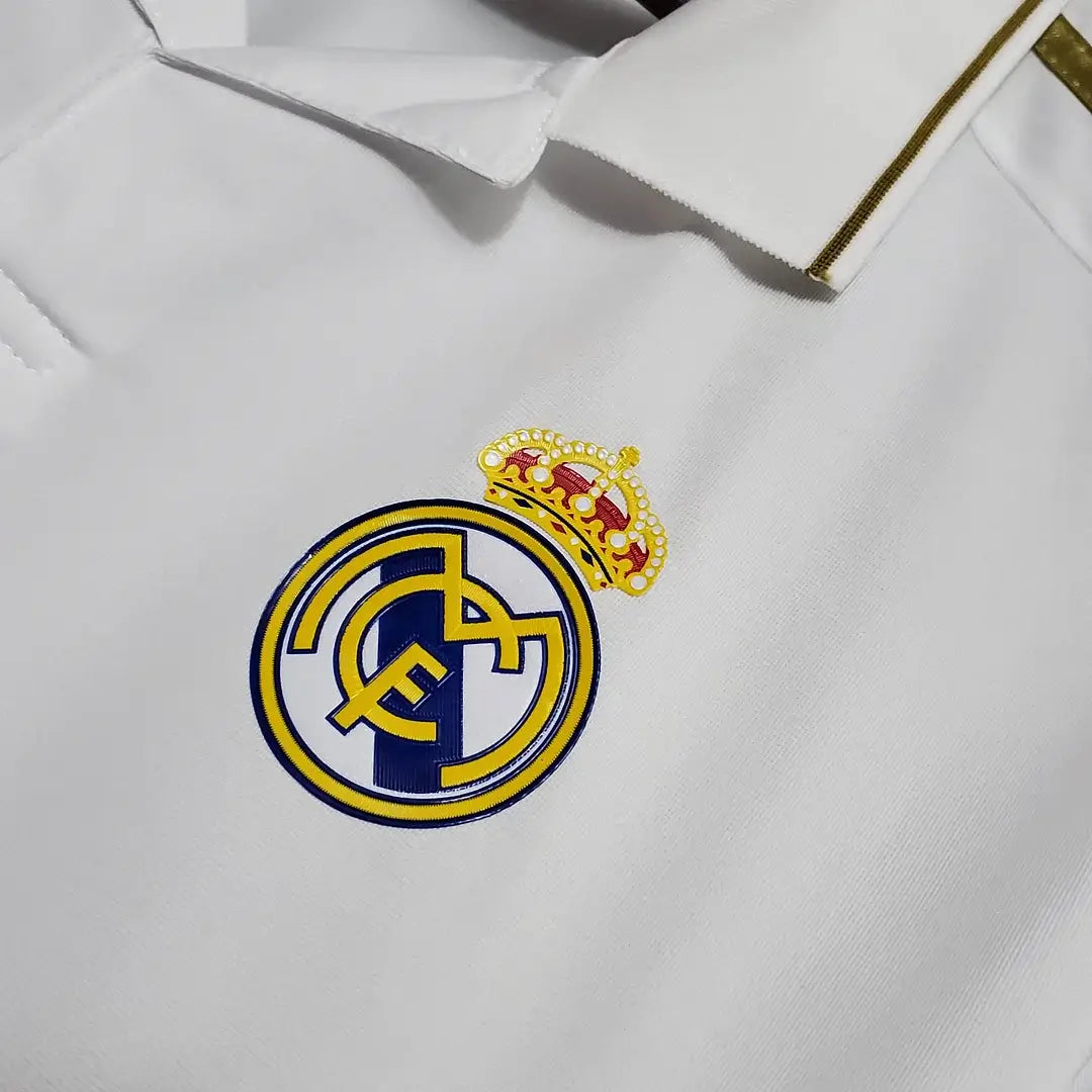 2011/2012 Retro Long Sleeve Real Madrid Home Shirt