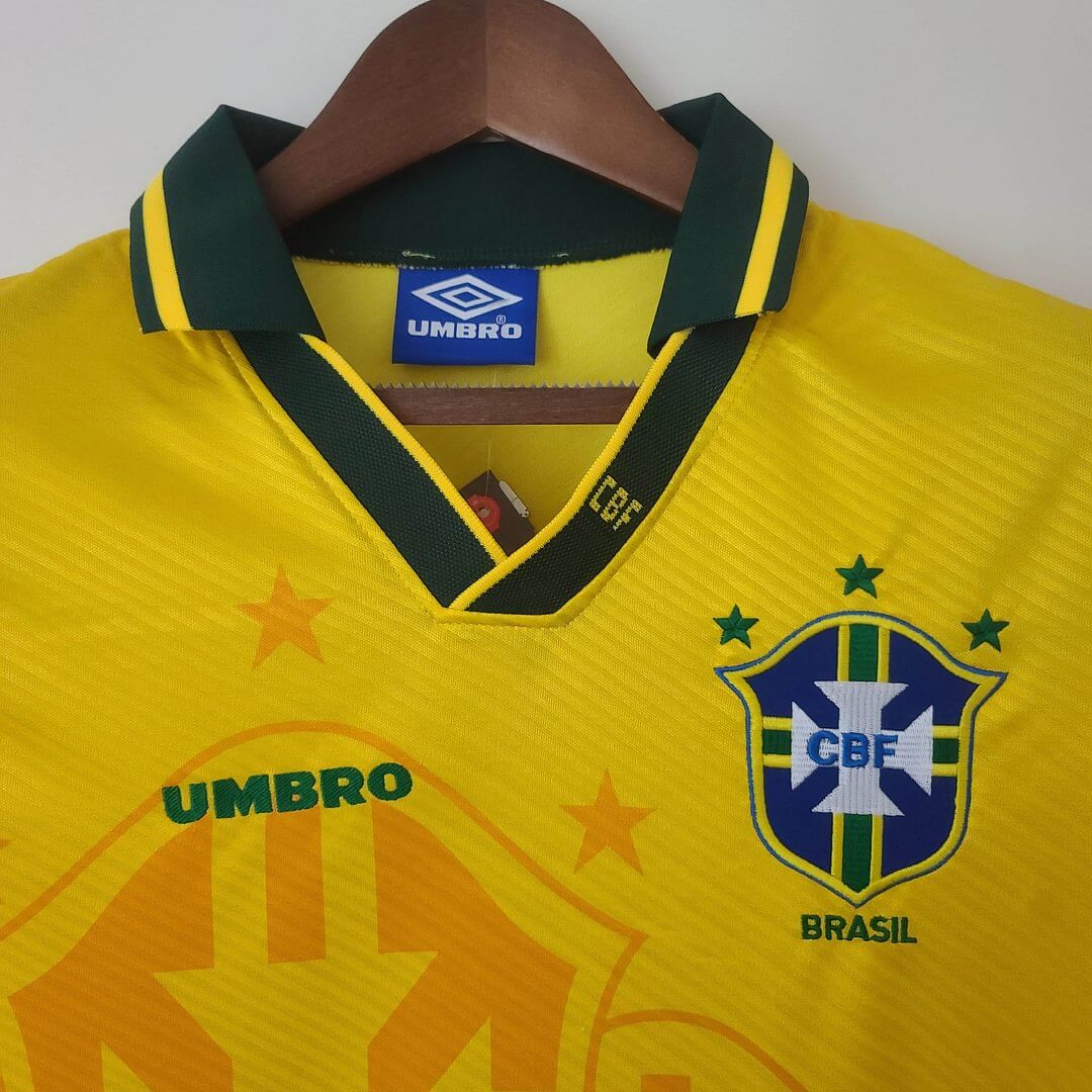 1994 Retro Brazil Home Football Shirt