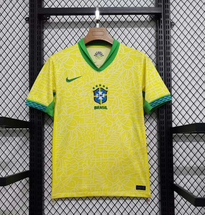 2024 Brazil Home Football Jersey 1:1 Thai Quality