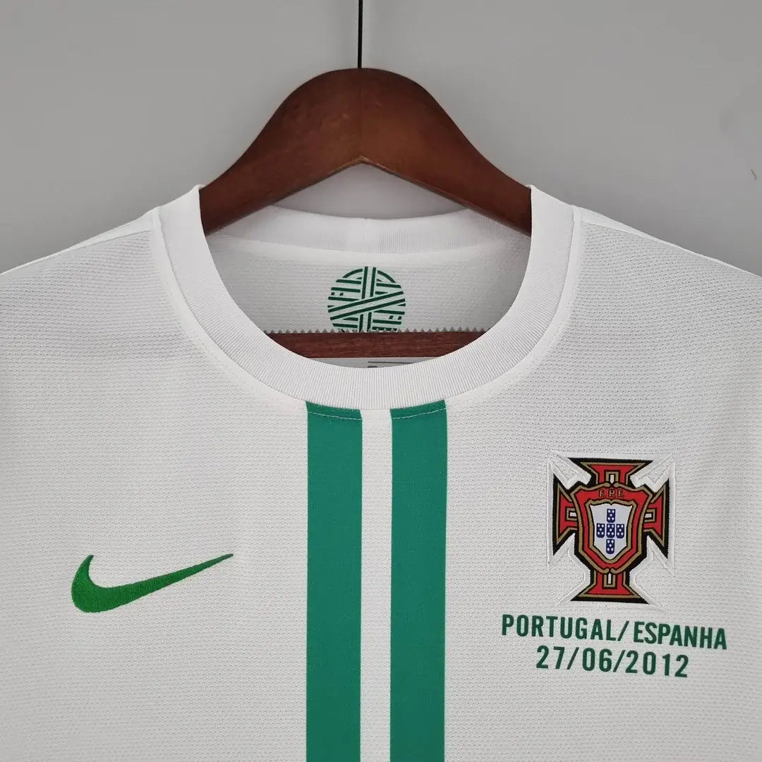 2012 Vintage Long Sleeve Portugal Away Football Shirt