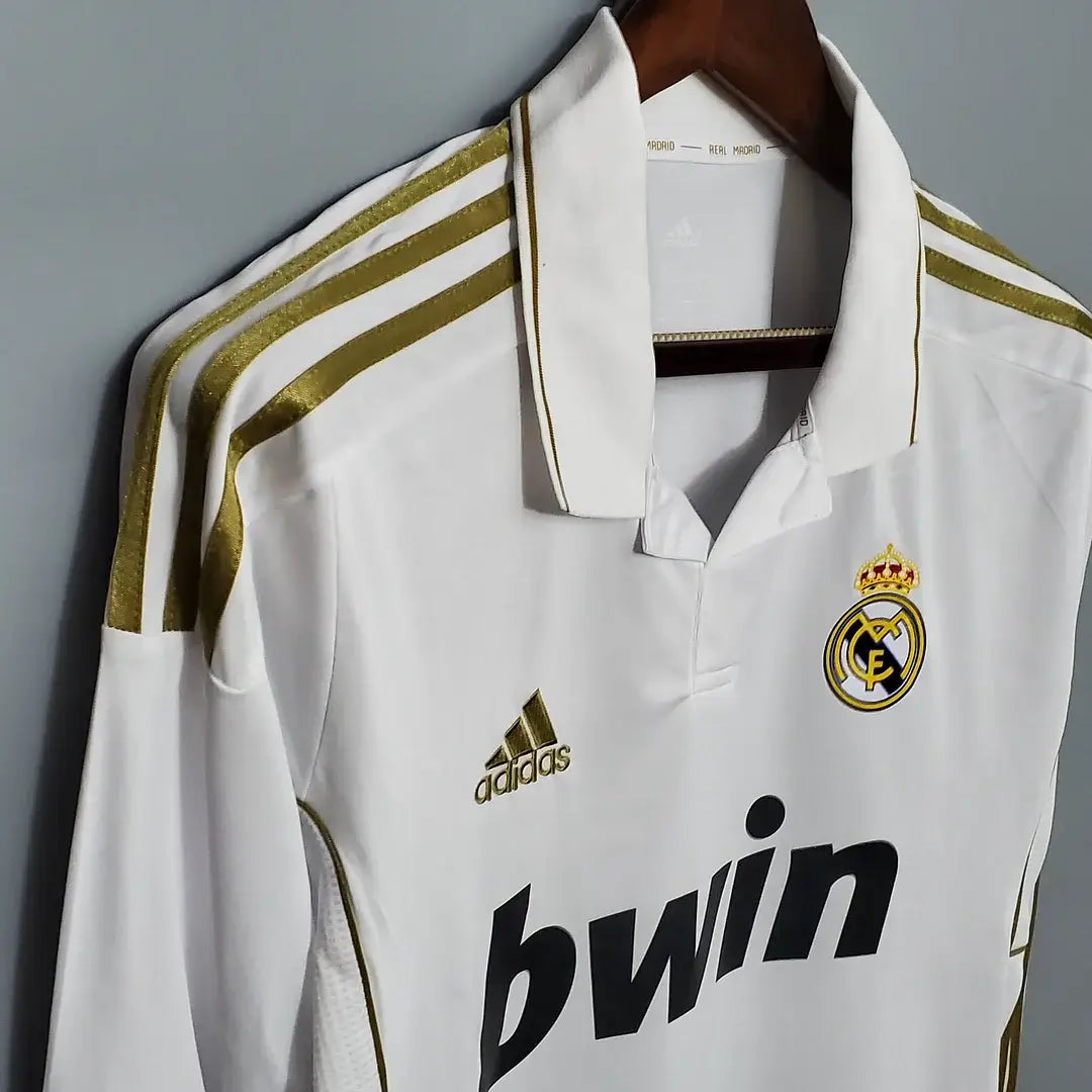 2011/2012 Retro Long Sleeve Real Madrid Home Shirt