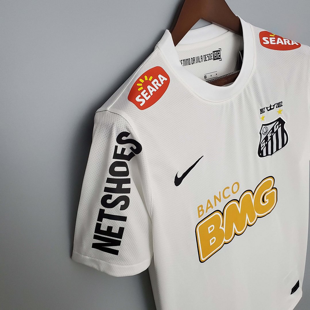 2012 Retro Santos Home Football Jersey