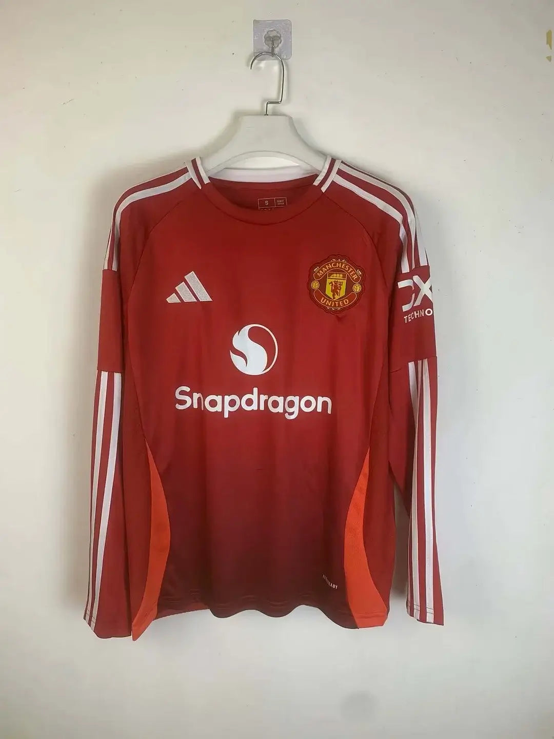 2024/2025 Long Sleeve Manchester United Home Football Jersey 1:1 Thai Quality