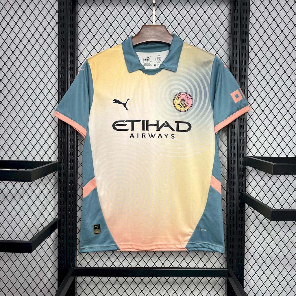 2024/2025 Manchester City 4th Away Fan Edition Champions League Football Shirt 1:1 Thailand Quality