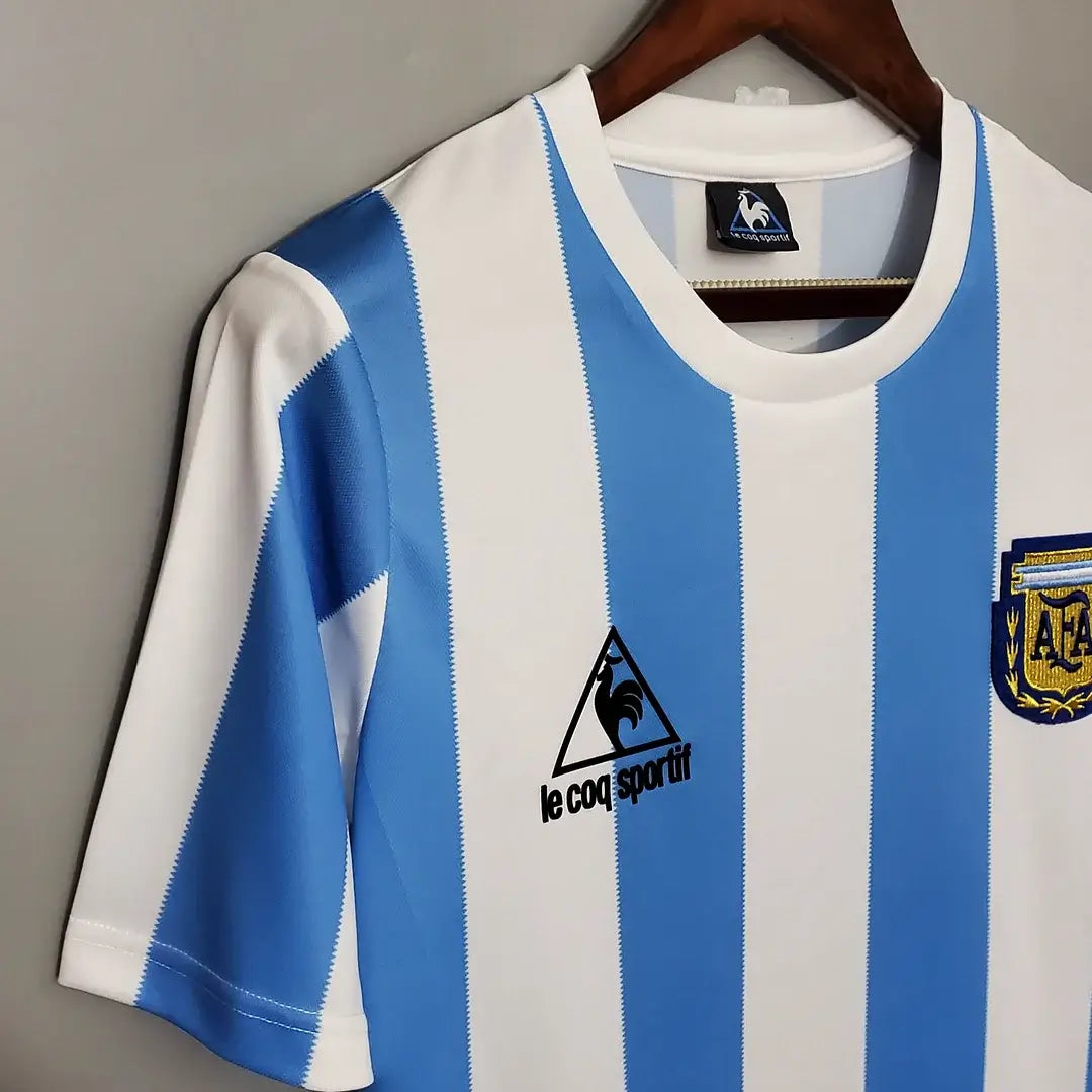 1986 Retro Argentina National Team Home Shirt