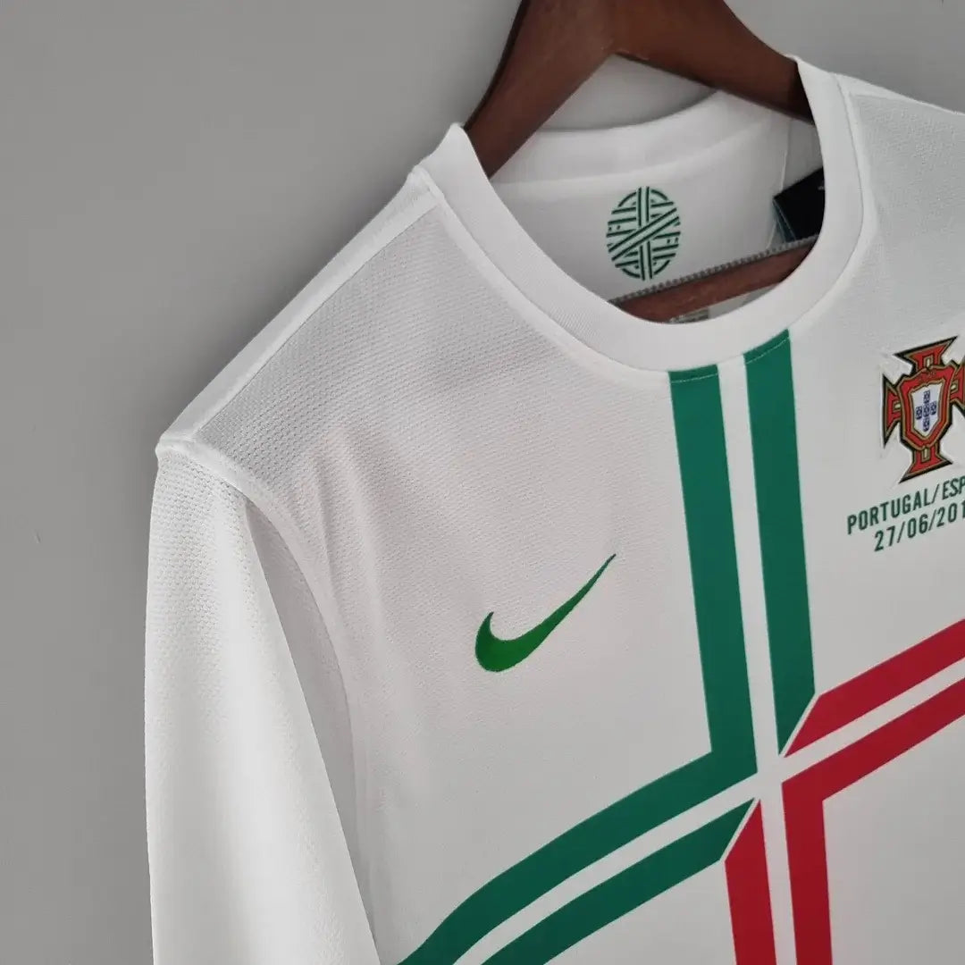 2012 Vintage Long Sleeve Portugal Away Football Shirt