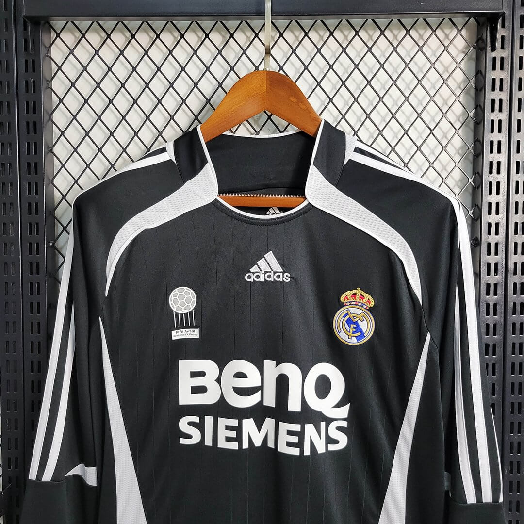 2006/2007 Retro Real Madrid Away Long Sleeve Shirt