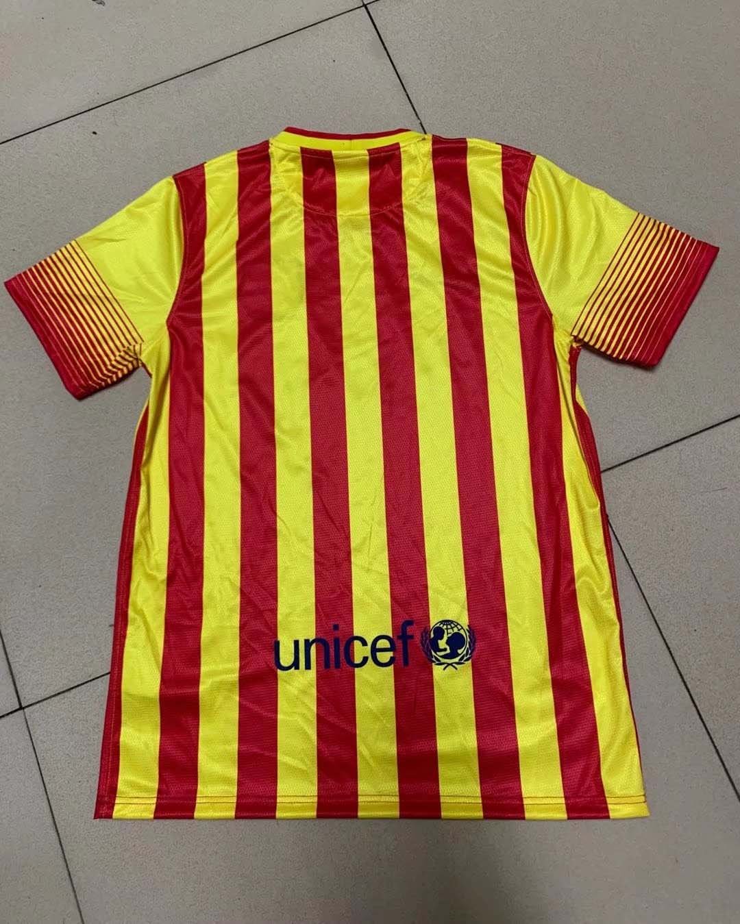 2013/2014 Retro Barcelona Away Football Jersey 1:1 Thai Quality