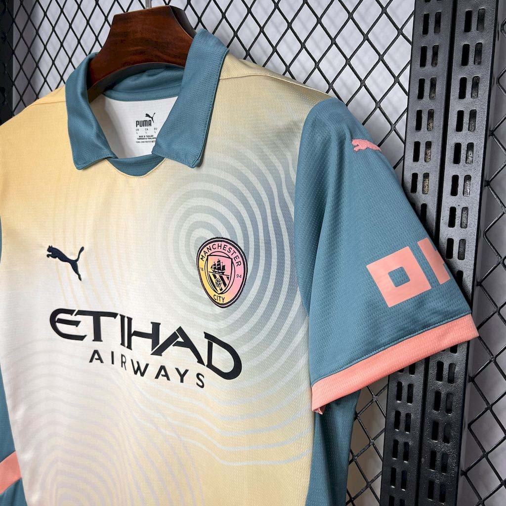 2024/2025 Manchester City 4th Away Fan Edition Champions League Football Shirt 1:1 Thailand Quality