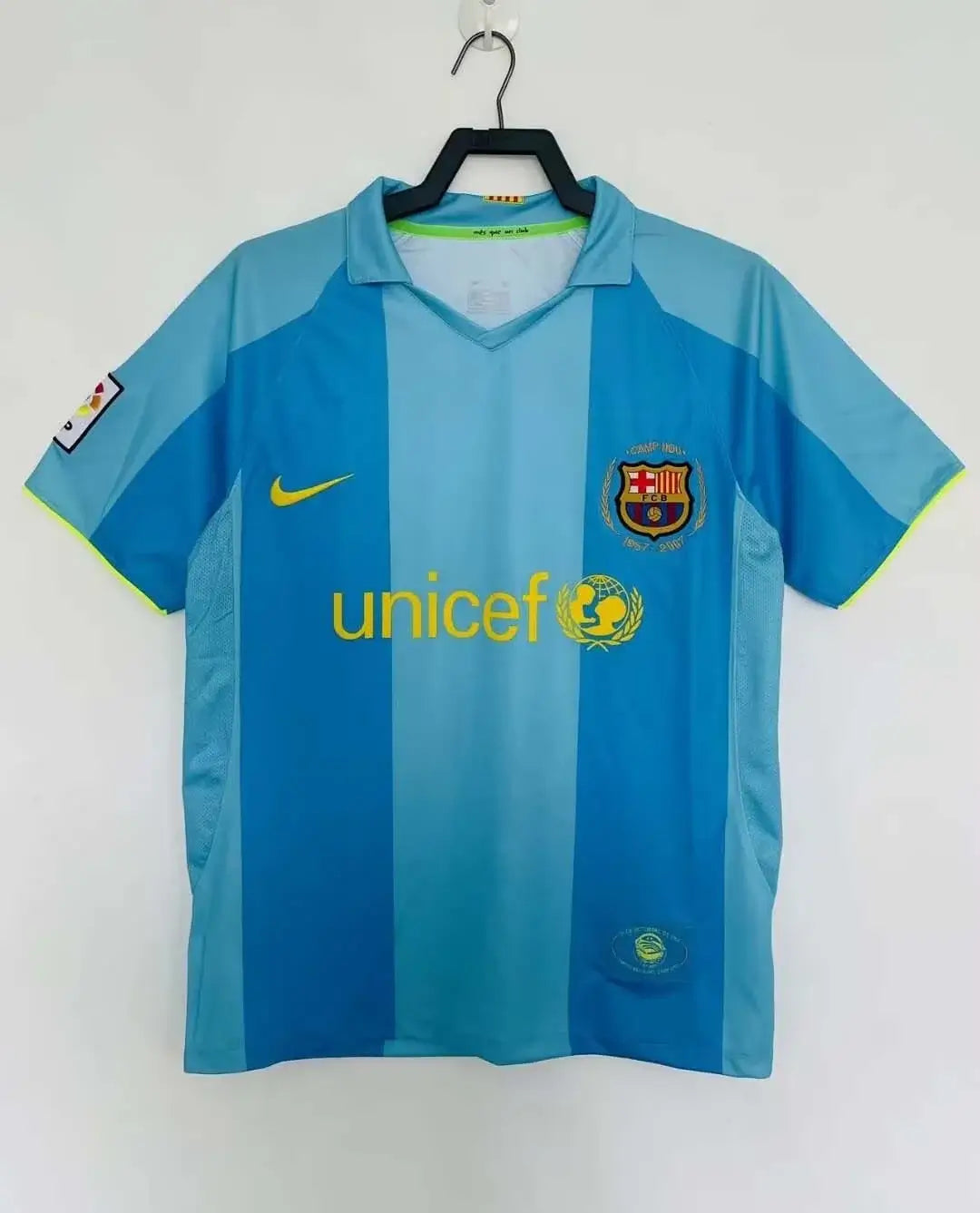 2007/2008 Vintage Barcelona Away Football Shirt 1:1 Thai Quality