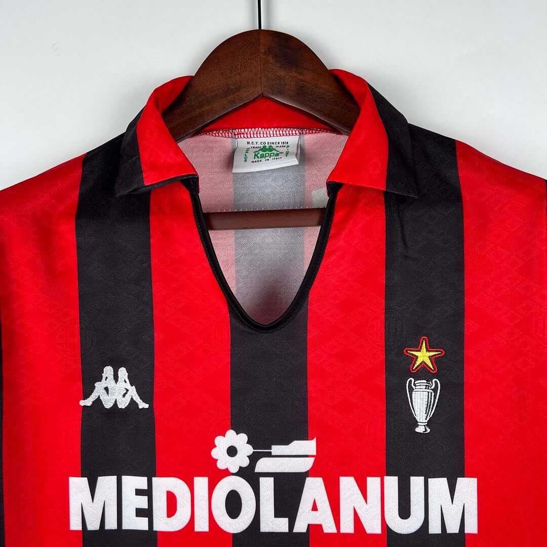 1989/1990 Vintage AC Milan Home Football Jersey 1:1 Thai Quality