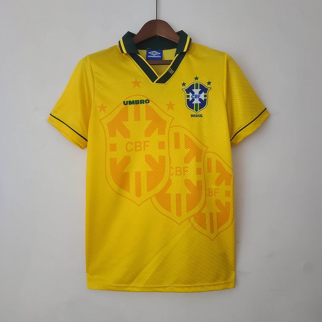 1994 Retro Brazil Home Football Shirt