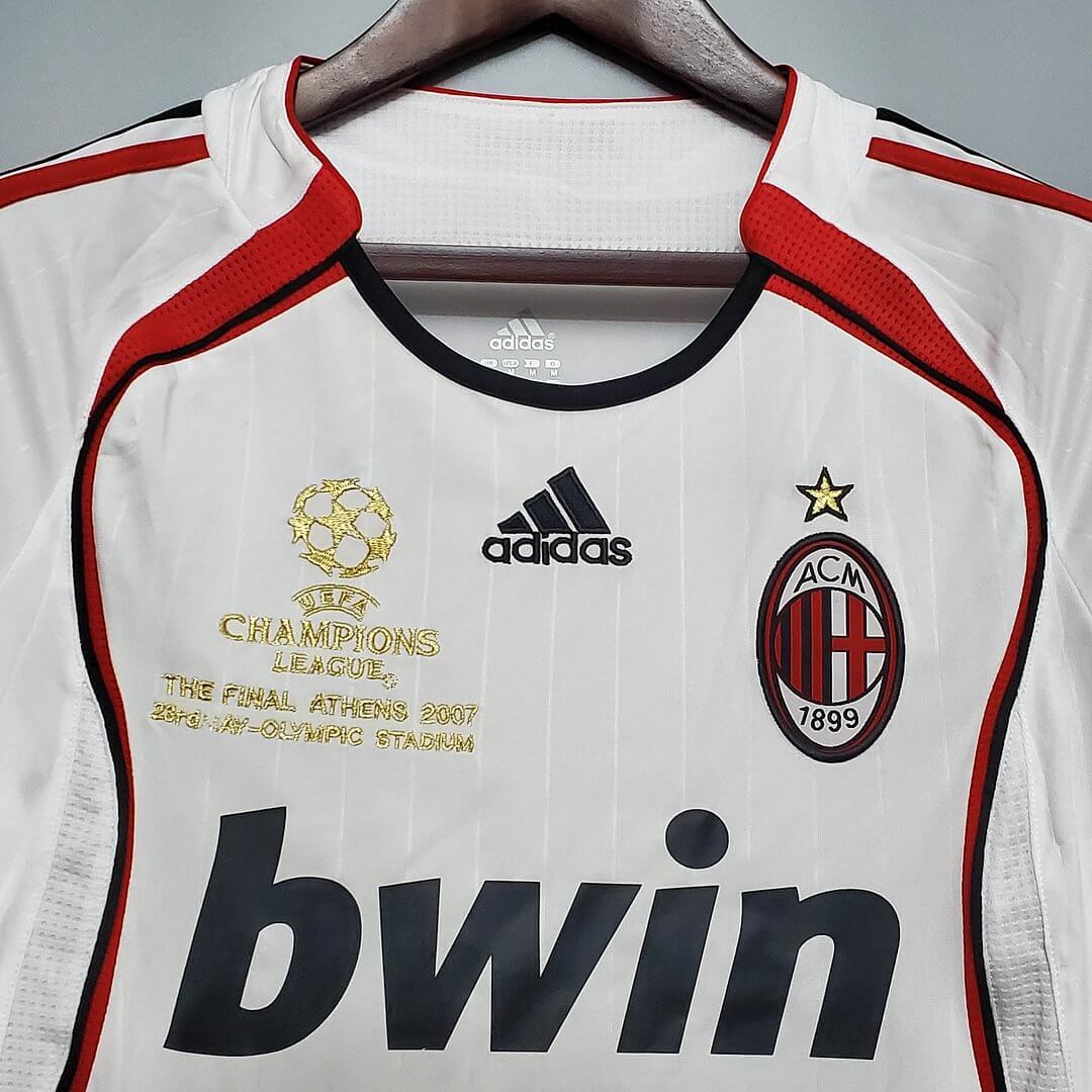 2006/2007 Retro Long Sleeve AC Milan Away Football Shirt 1:1 Thai Quality