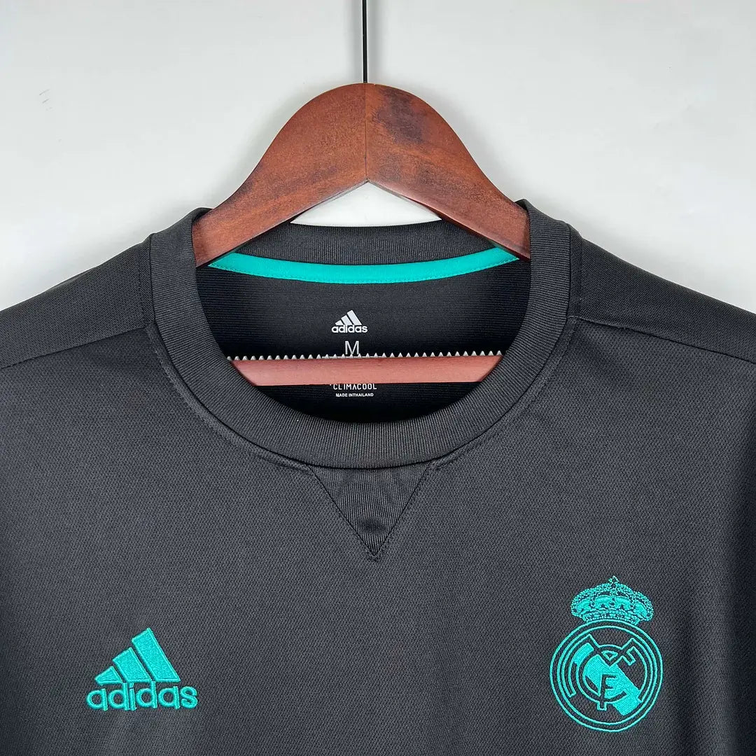 2017/2018 Retro Long Sleeve Real Madrid Away Football Shirt 1:1 Thai Quality