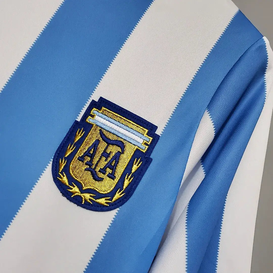 1986 Retro Argentina National Team Home Shirt