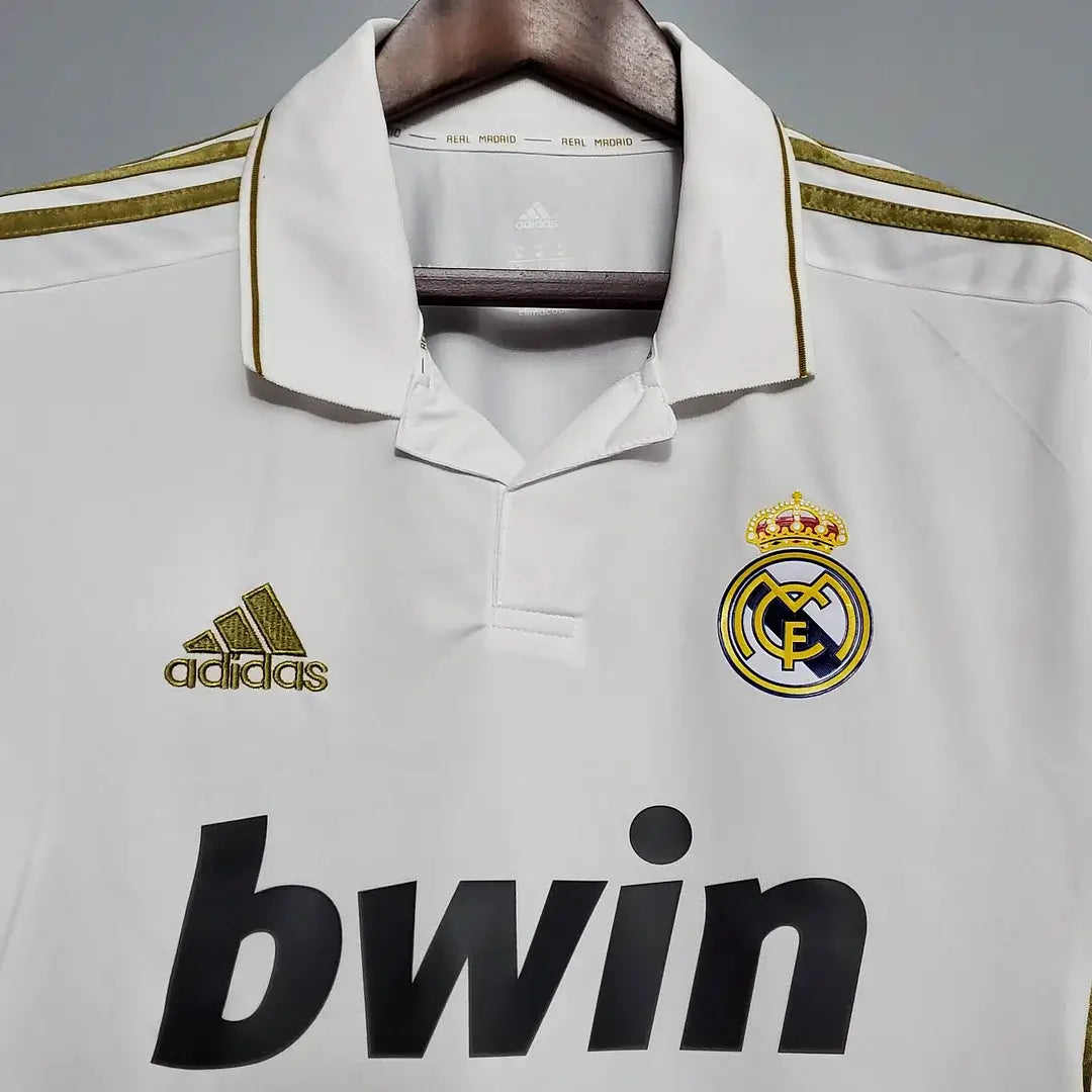 2011/2012 Retro Long Sleeve Real Madrid Home Shirt