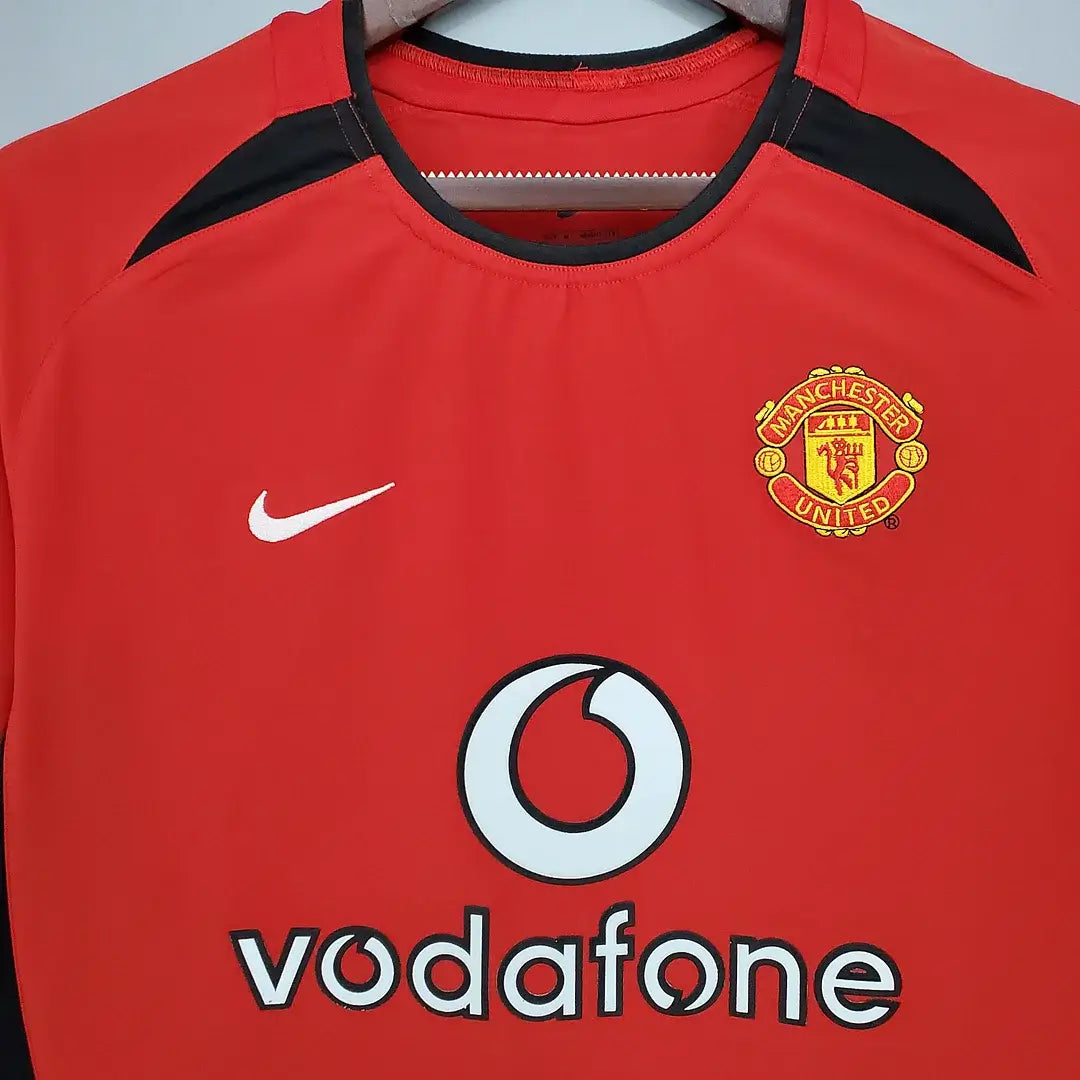 2002/2004 Retro Manchester United Home Football Jersey 1:1 Thai Quality