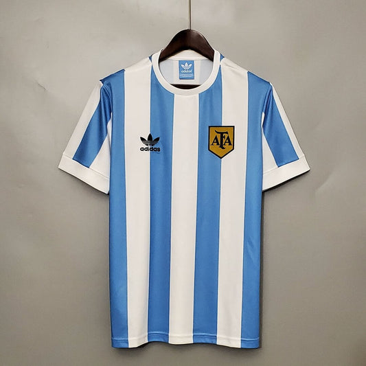 1978 Retro Argentina National Team Home Shirt