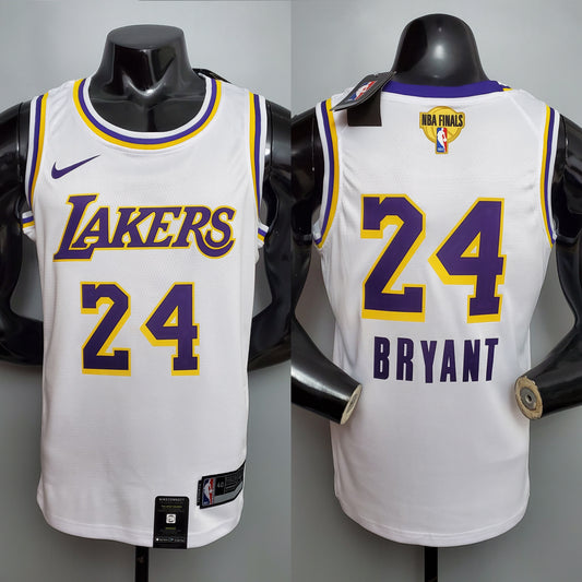 New Bryant #24 Los Angeles Lakers white NBA jersey Size:XS-XXL Nike connect recognition