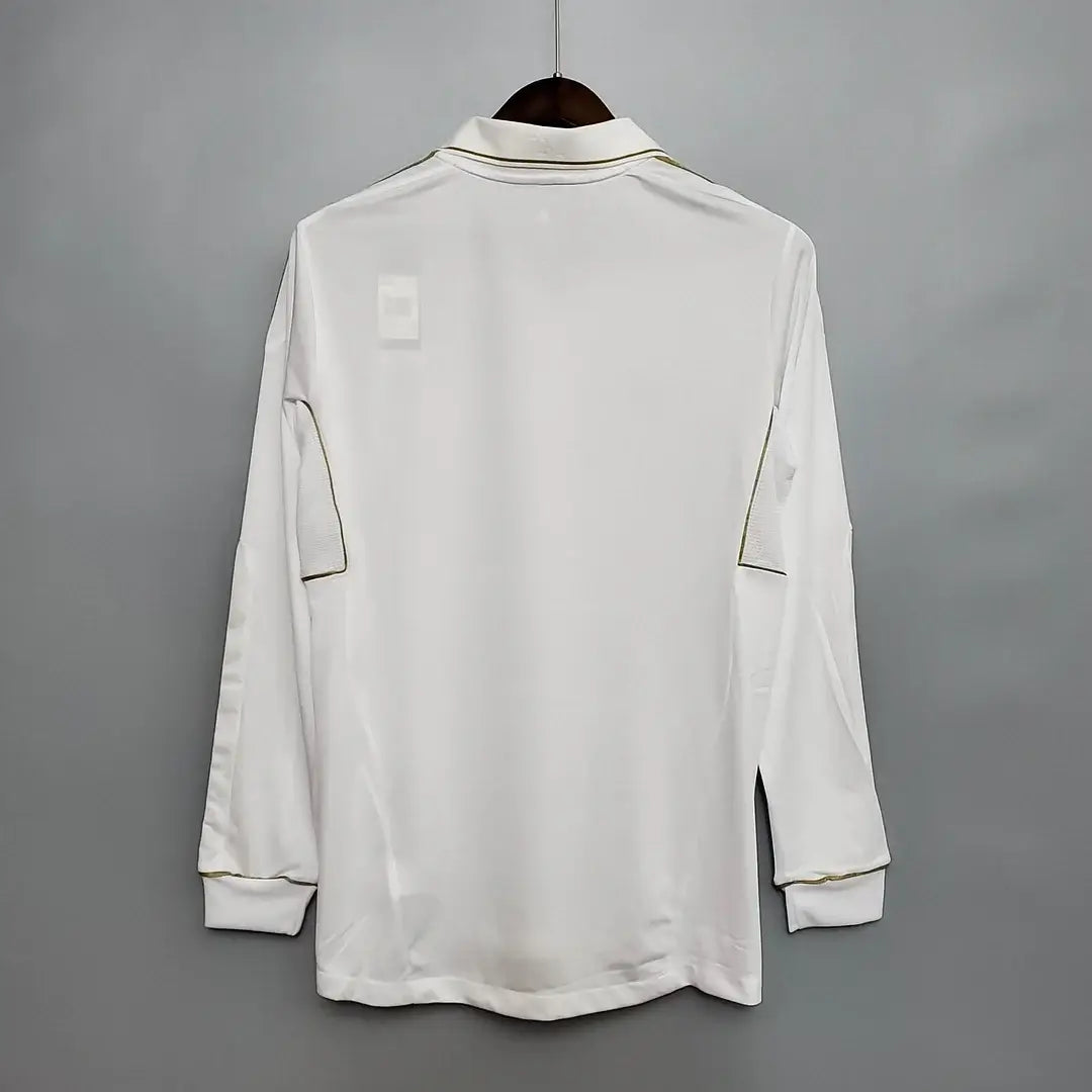 2011/2012 Retro Long Sleeve Real Madrid Home Shirt