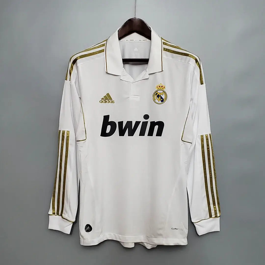 2011/2012 Retro Long Sleeve Real Madrid Home Shirt