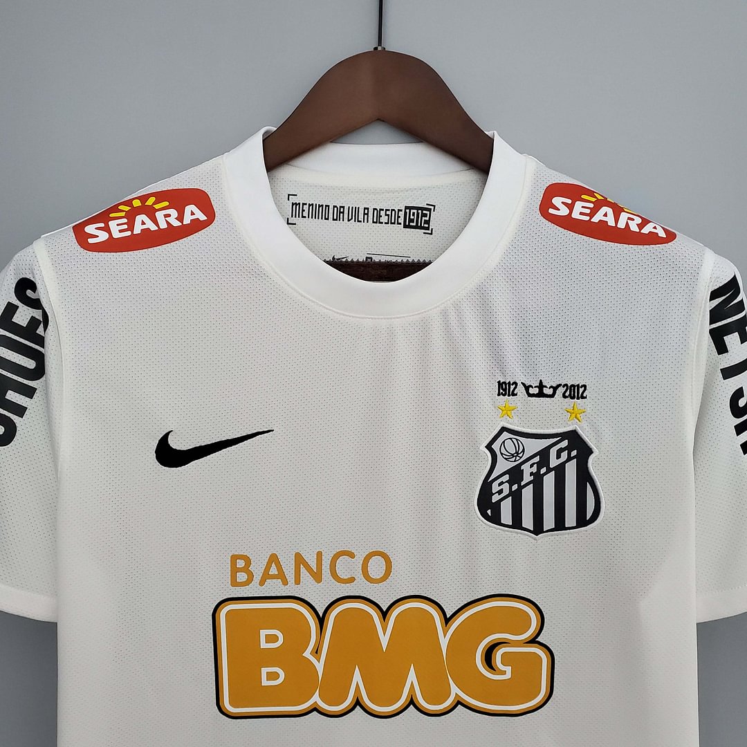 2012 Retro Santos Home Football Jersey