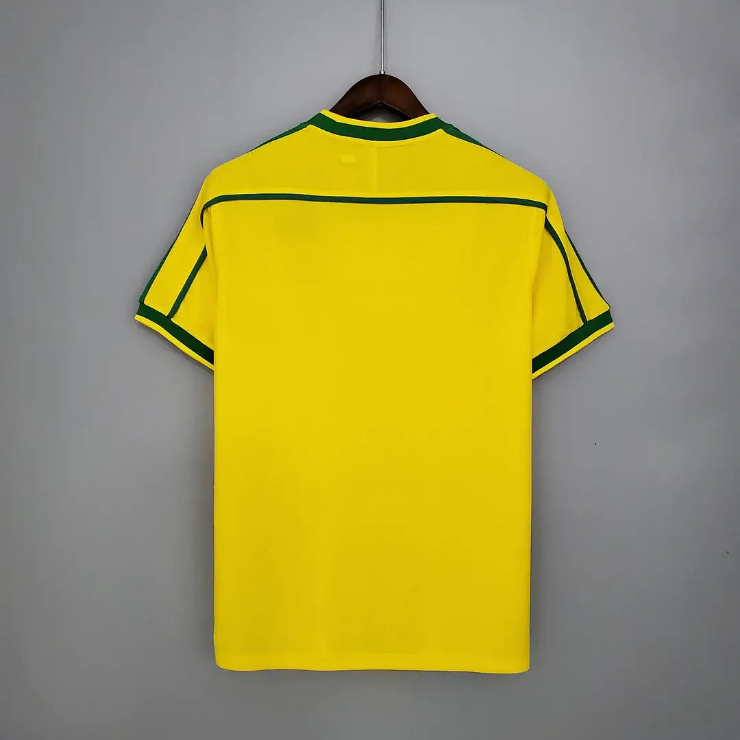 1998 Retro Brazil Football Home Jersey