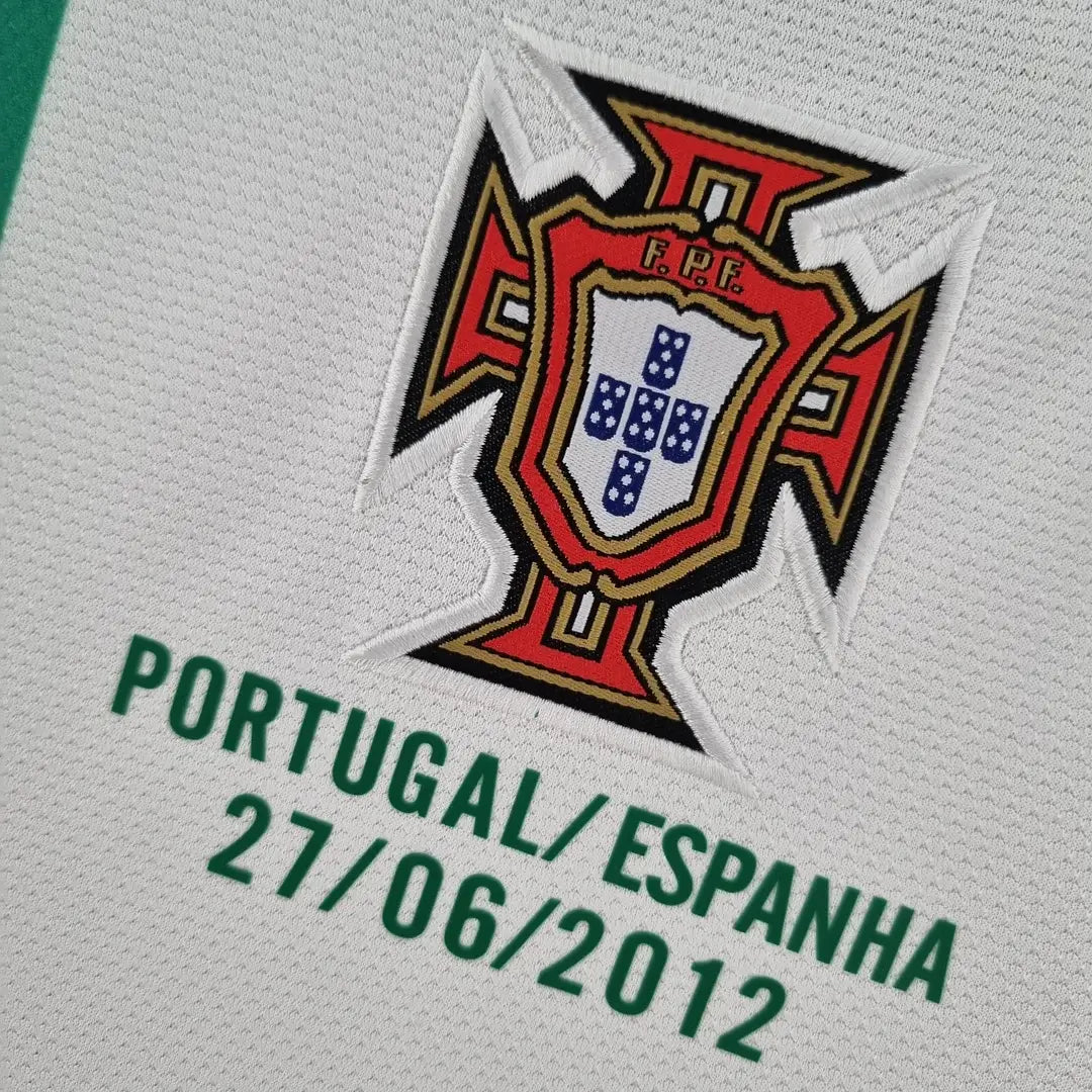 2012 Vintage Long Sleeve Portugal Away Football Shirt