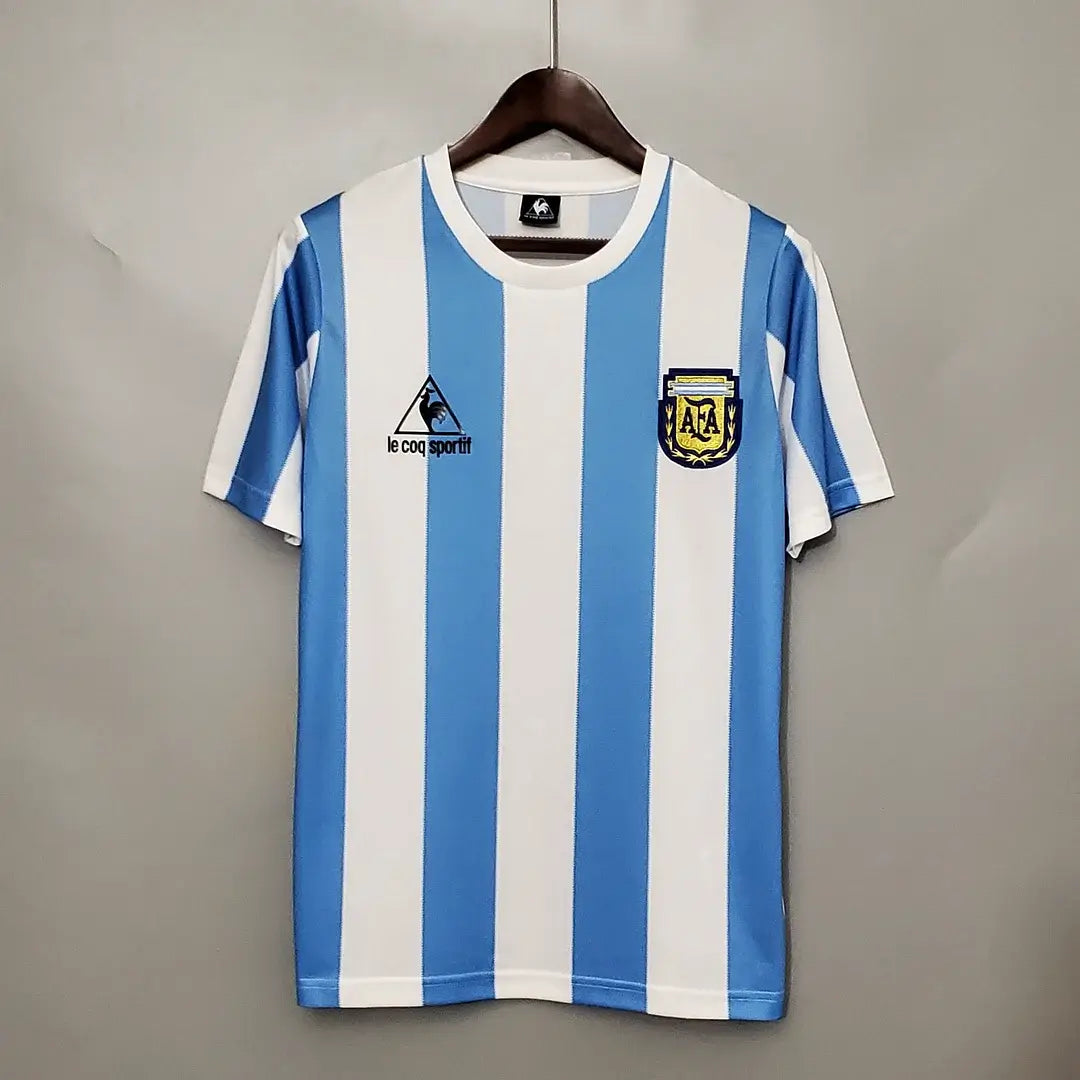 1986 Retro Argentina National Team Home Shirt