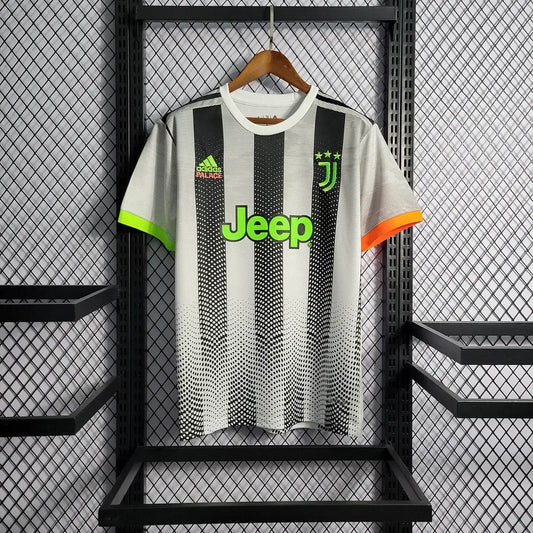 2019/2020 Retro Juventus United Edition Black and White Striped Football Jersey 1:1 Thailand Quality