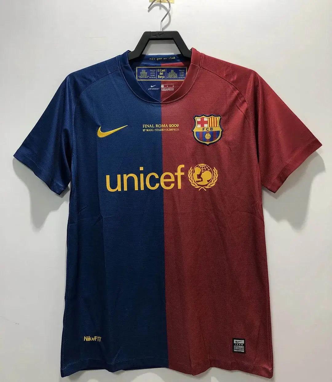 2008/2009 Vintage Barcelona Football Jersey Home Champions League 1:1 Thailand Quality