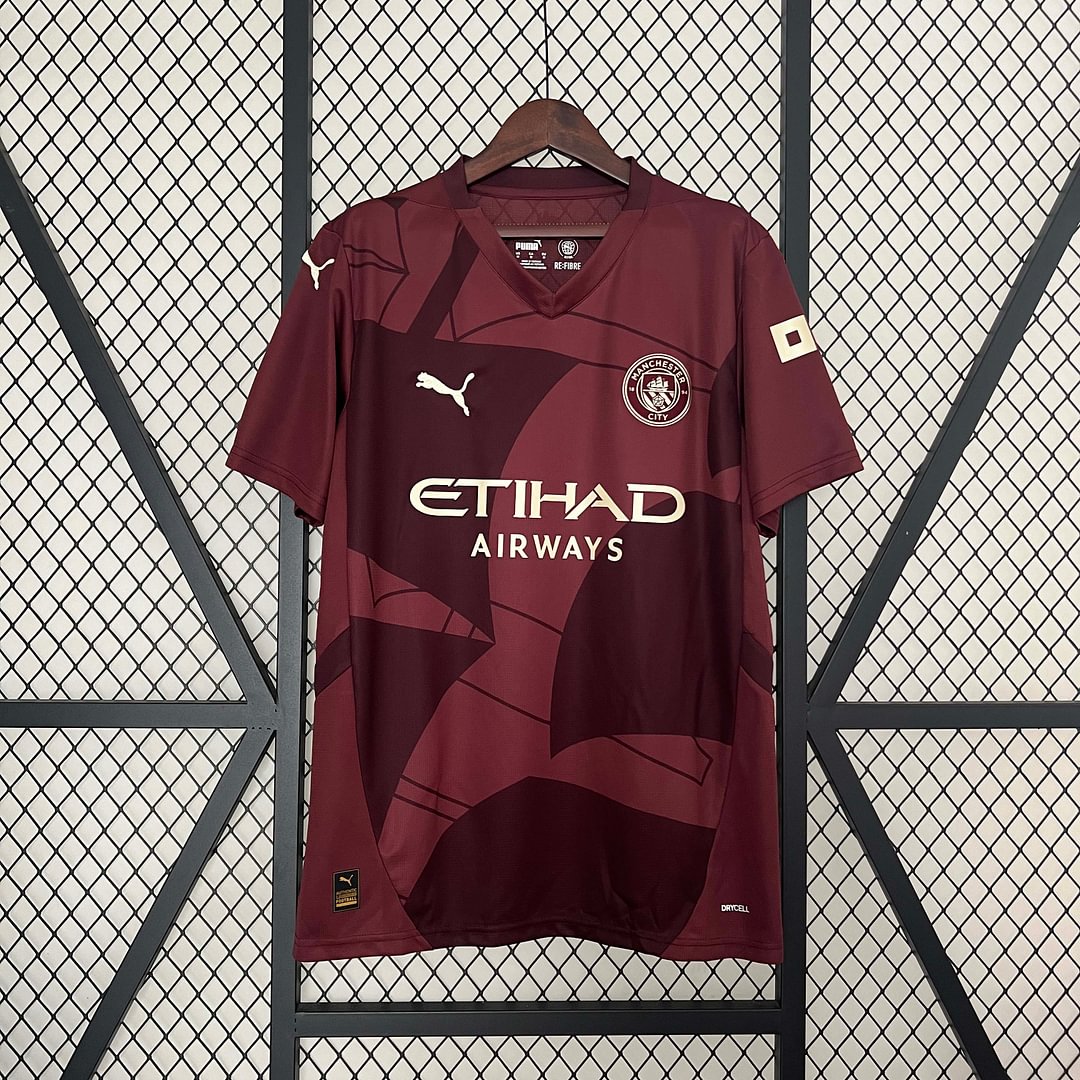 2024/2025 Manchester City Third Away Fan Edition Champions League Fußballtrikot 1:1 Thailand Qualität