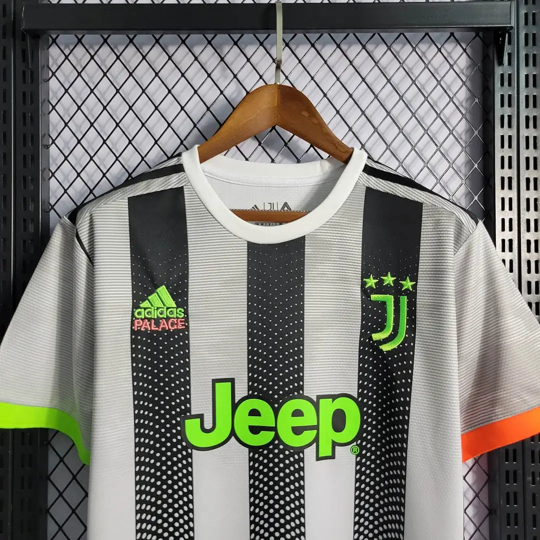 2019/2020 Retro Juventus United Edition Black and White Striped Football Jersey 1:1 Thailand Quality