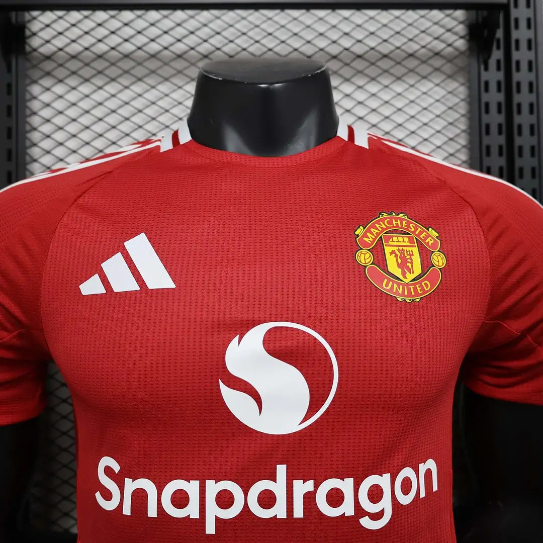 2024/2025 Authentic Manchester United Home Football Jersey 1:1 Thai Quality